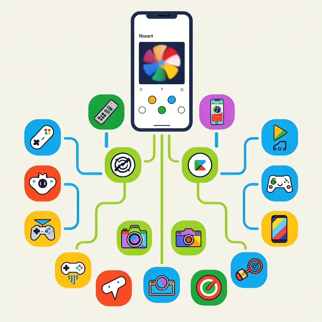 Decision tree illustration showing which connection method is best for different goals when connecting a phone to a VIZIO TV.