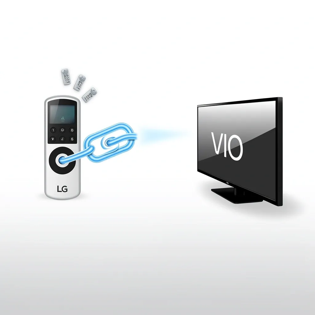 LG universal remote working with Vizio TV through common codes