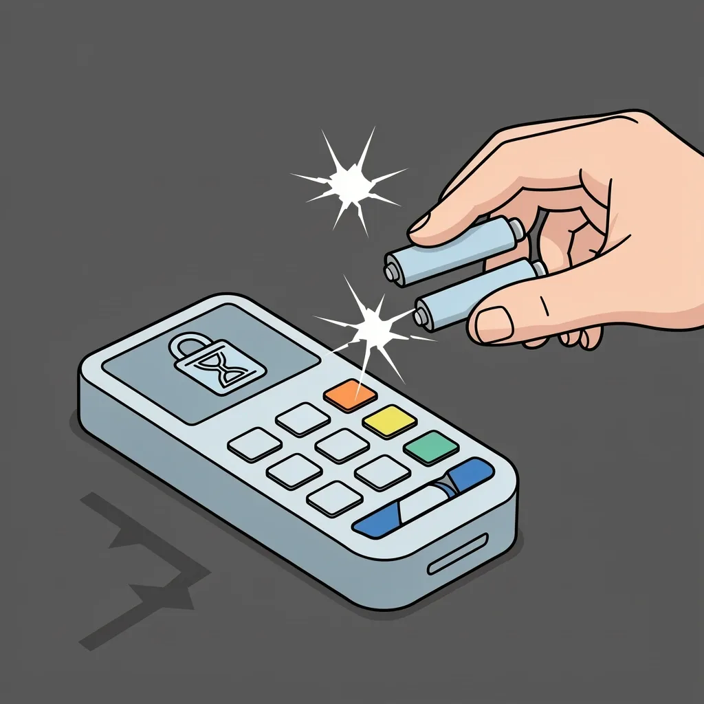 Fixing a locked universal remote that won't respond