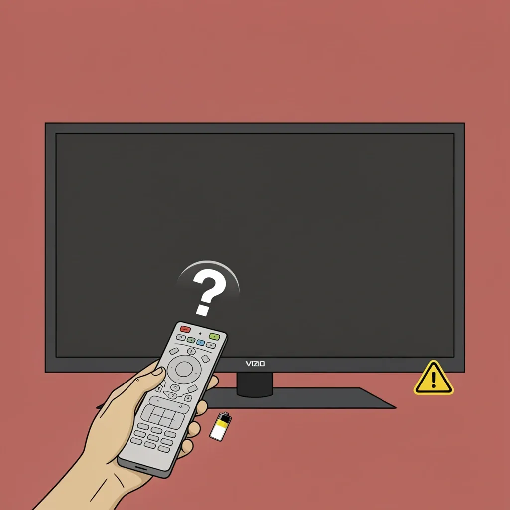 Troubleshooting remote not turning on Vizio TV after code entry