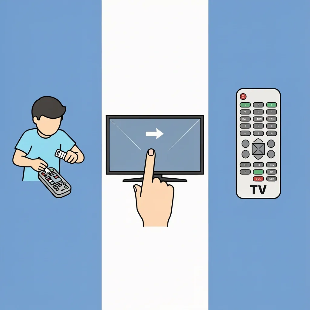Three troubleshooting tips for universal remote not working with Vizio TV: battery replacement, line of sight, and correct mode