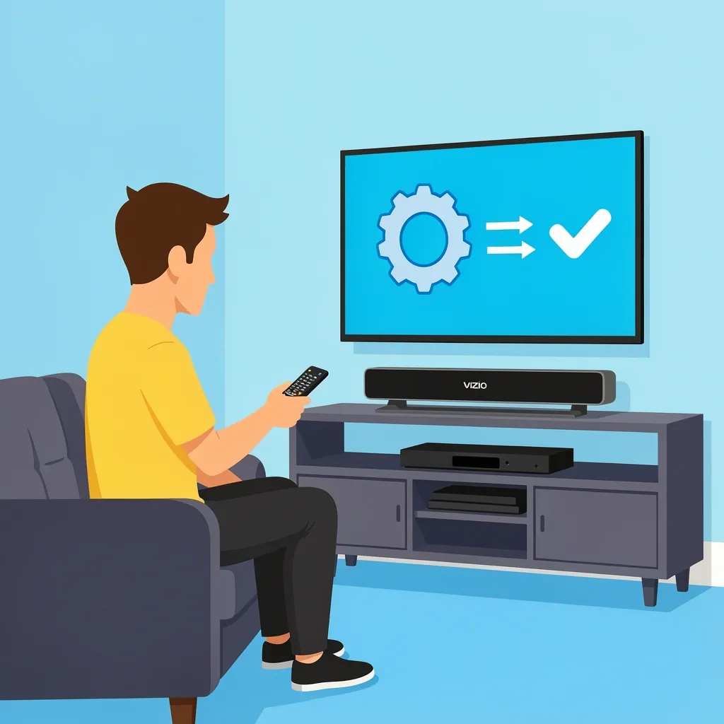 Step-by-step guide to fixing TV audio output settings for Vizio soundbar