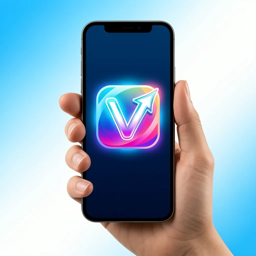 Vizio Mobile app icon on iPhone screen representing the rebranded remote app