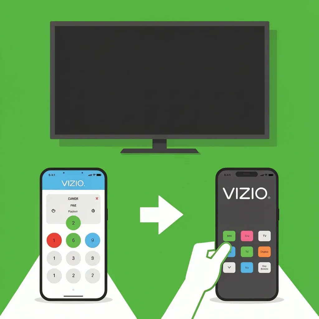 Using smartphone app or TV buttons to connect Vizio TV to Wi-Fi