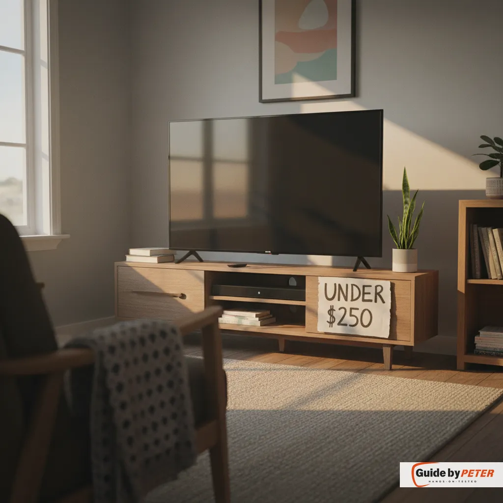 A high-resolution image on the Samsung 32-inch F6000 TV, the top-rated TV under $250