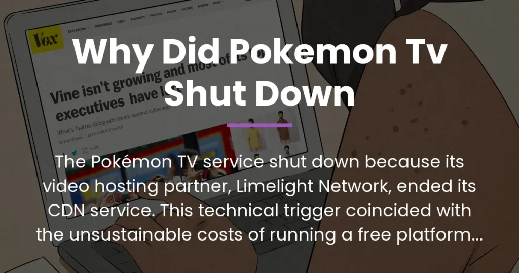 why did pokemon tv shut down